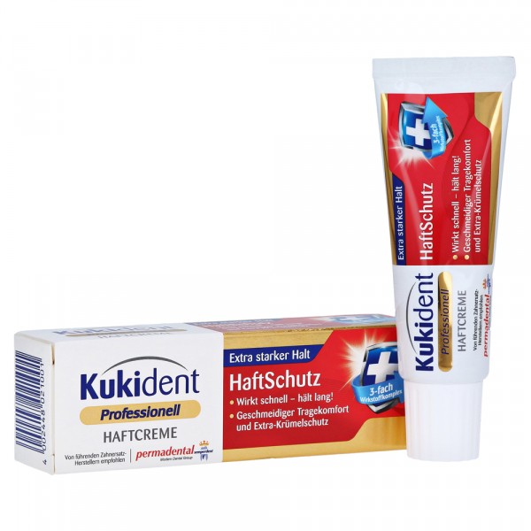 Крем для фиксации зубных протезов Kukident Haftcreme Haftschutz, 40 г